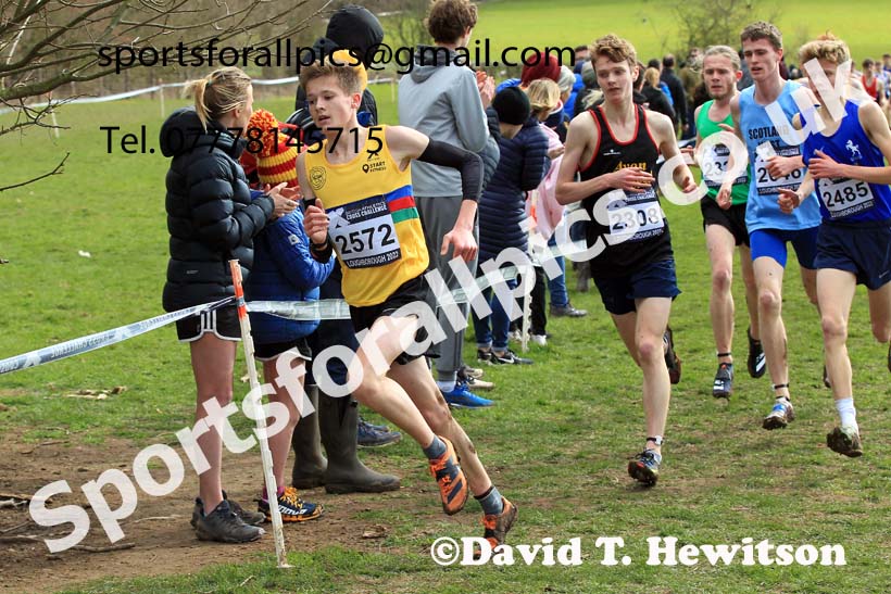 Mens Under-17s 2022 CAU Inter Counties Cross Country, Prestwold Hall, Loughborough.  Photo: David T. Hewitson/Sports for All Pics